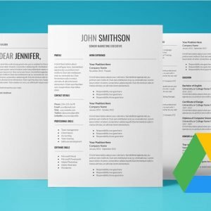 resume templates google drive