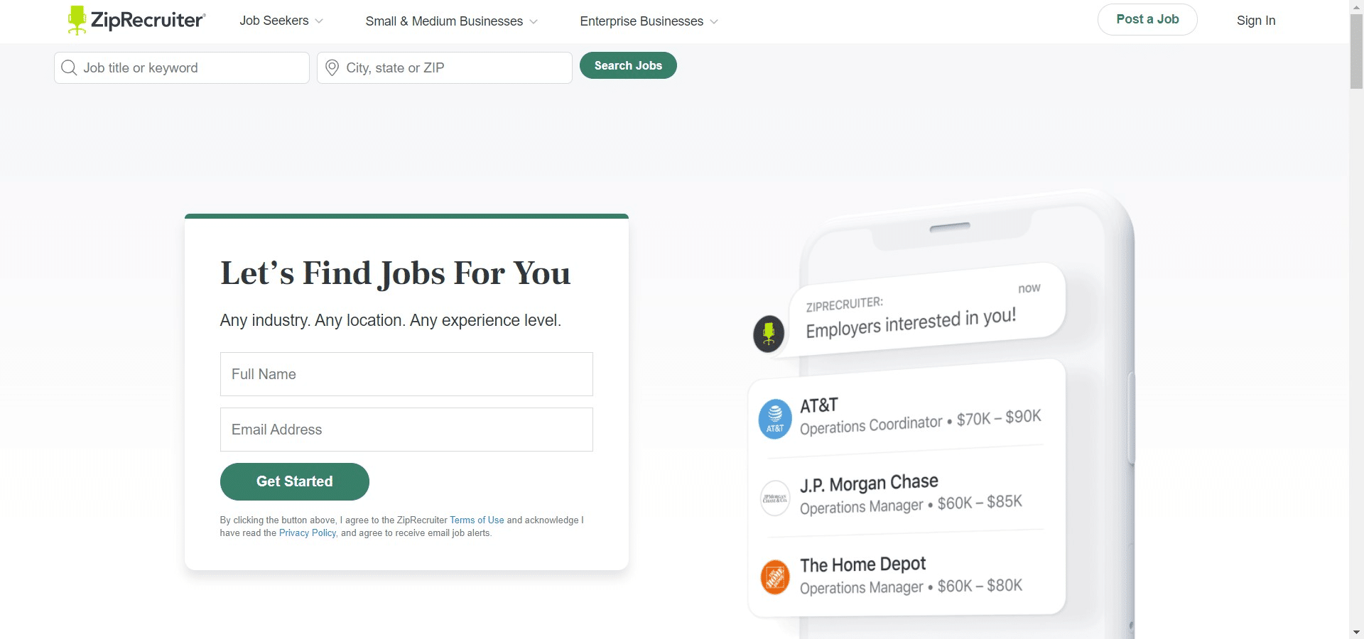 How to start your own job search site