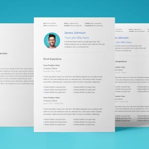 simple resume template download google docs 01