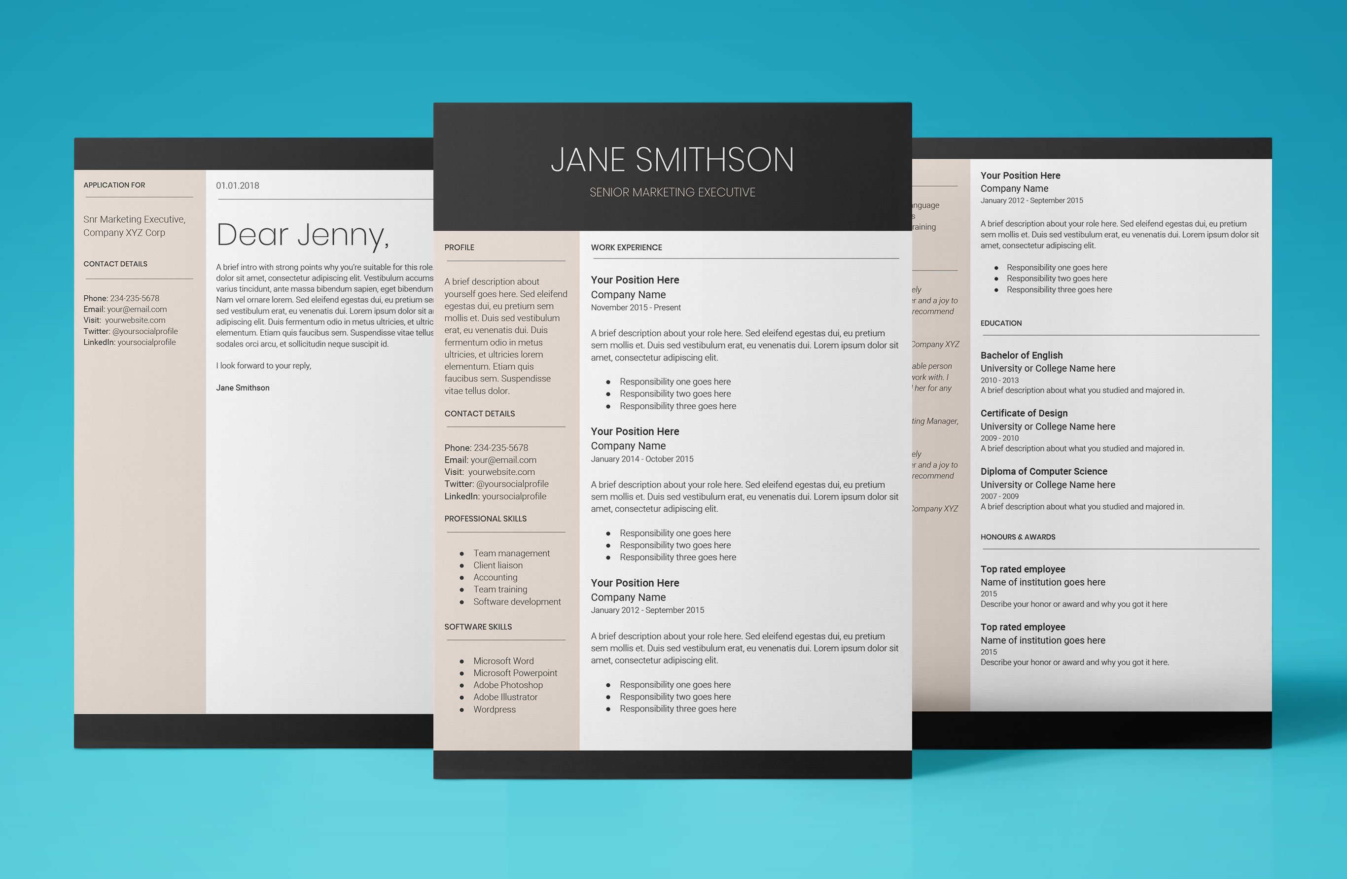 Easy To Edit Resume Format Download Use Template Today 2019