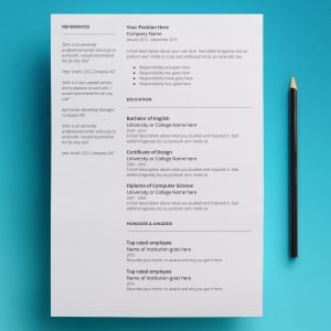 attractive resume template