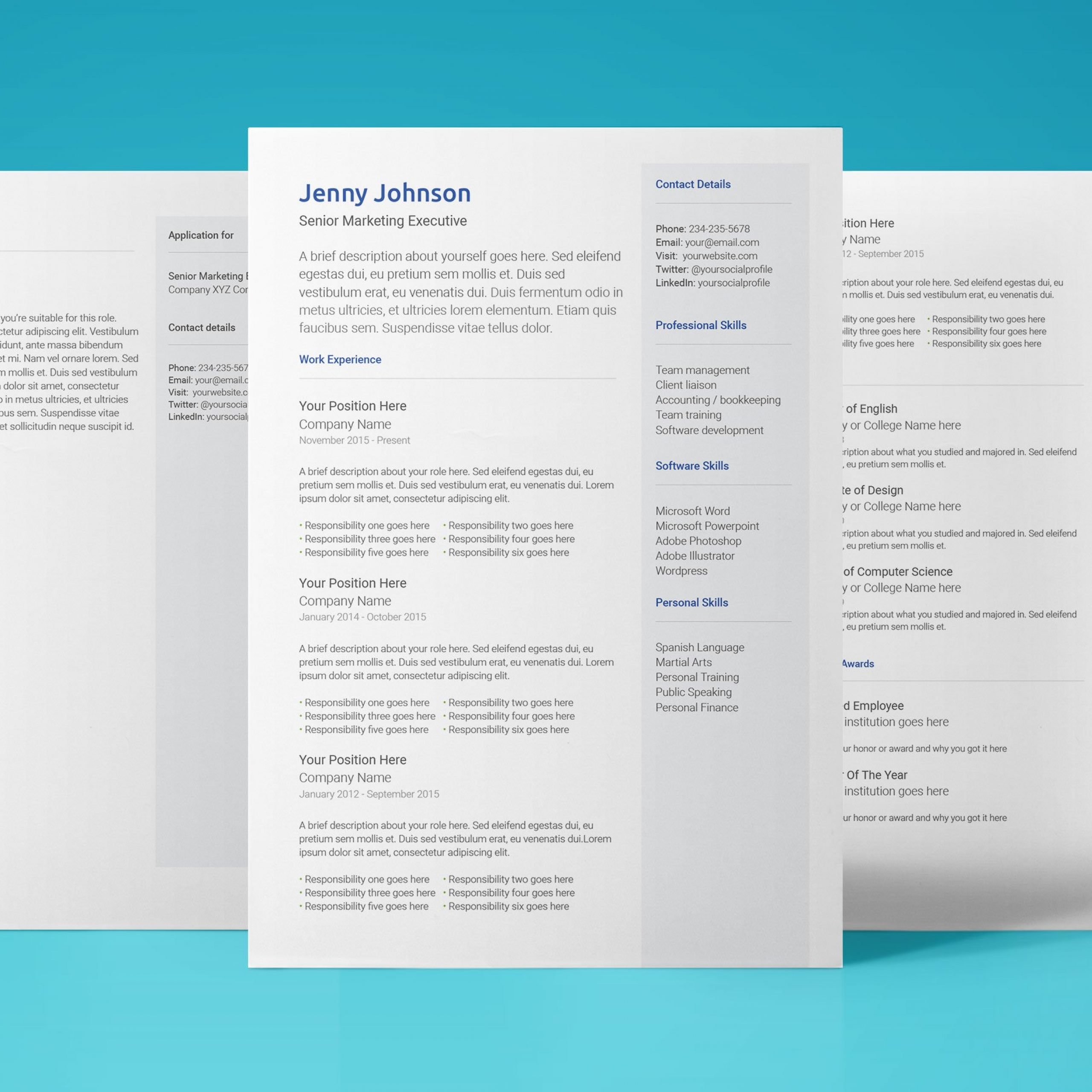 Free Google Docs Resume Template Download Use Now 2019 